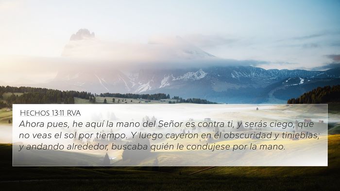 Hechos 13:11 RVA Bible Verse Image