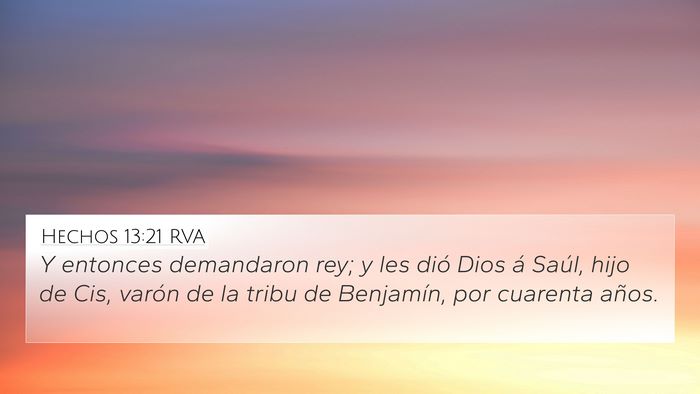 Hechos 13:21 RVA Bible Verse Image