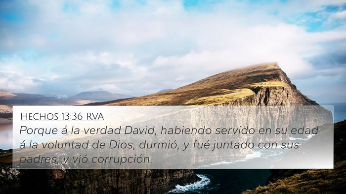 Hechos 13:36 RVA Bible Verse Image