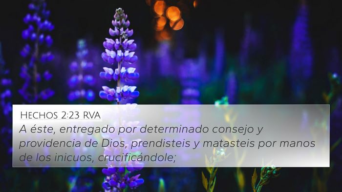 Hechos 2:23 RVA Bible Verse Image