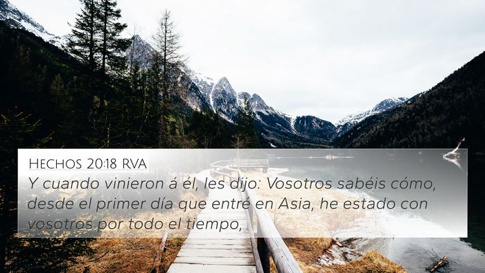 Hechos 20:18 RVA Bible Verse Image