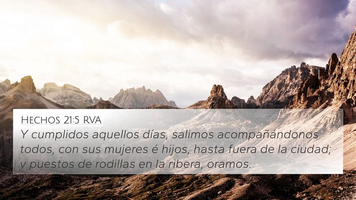 Hechos 21:5 RVA Bible Verse Image