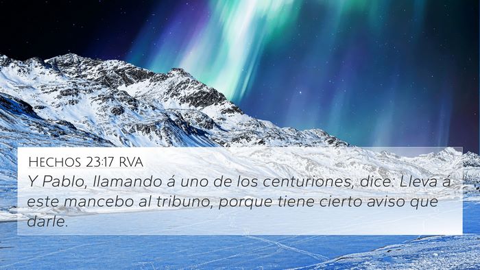 Hechos 23:17 RVA Bible Verse Image