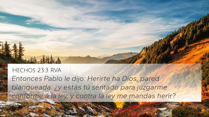 Hechos 23:3 RVA Bible Verse Image