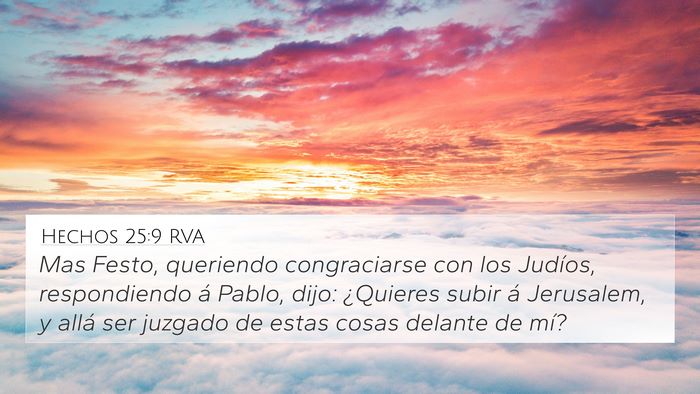 Hechos 25:9 RVA Bible Verse Image