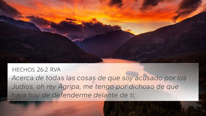 Hechos 26:2 RVA Bible Verse Image