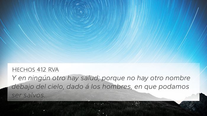 Hechos 4:12 RVA Bible Verse Image