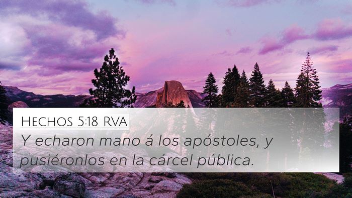 Hechos 5:18 RVA Bible Verse Image
