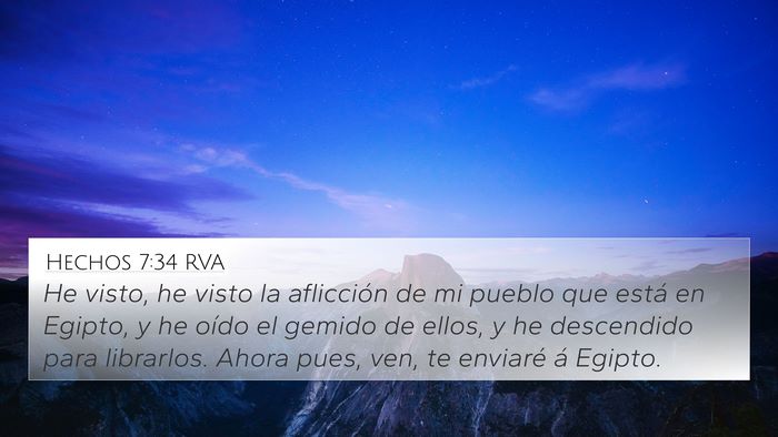 Hechos 7:34 RVA Bible Verse Image