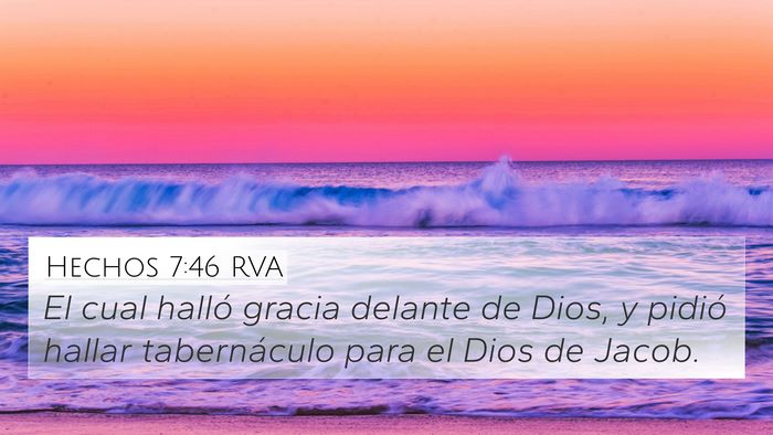 Hechos 7:46 RVA Bible Verse Image