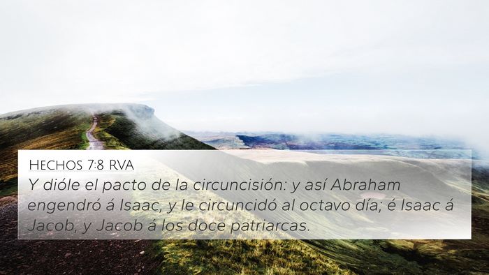 Hechos 7:8 RVA Bible Verse Image