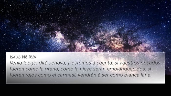 Isaías 1:18 RVA Bible Verse Image