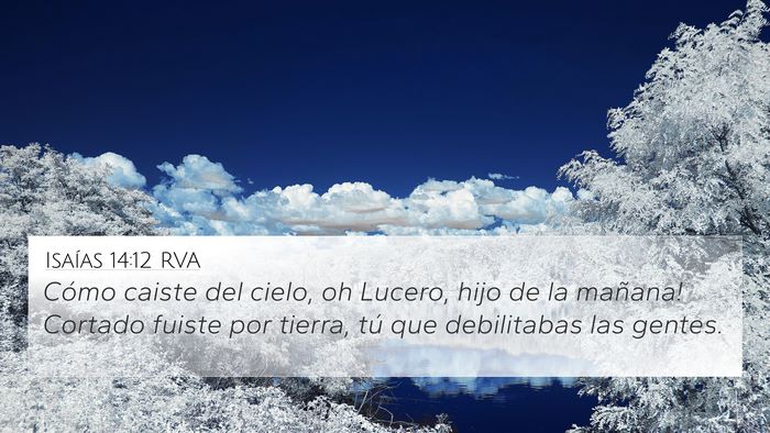 Isaías 14:12 RVA Bible Verse Image