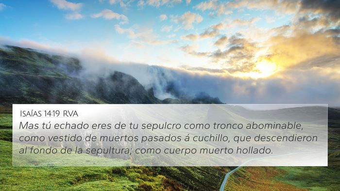 Isaías 14:19 RVA Bible Verse Image