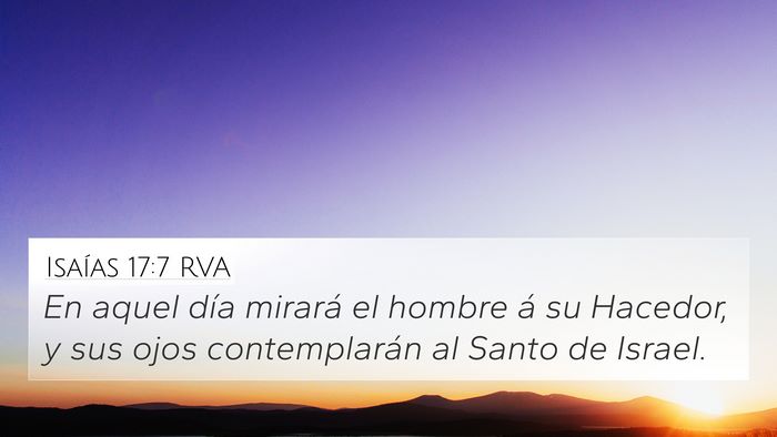 Isaías 17:7 RVA Bible Verse Image