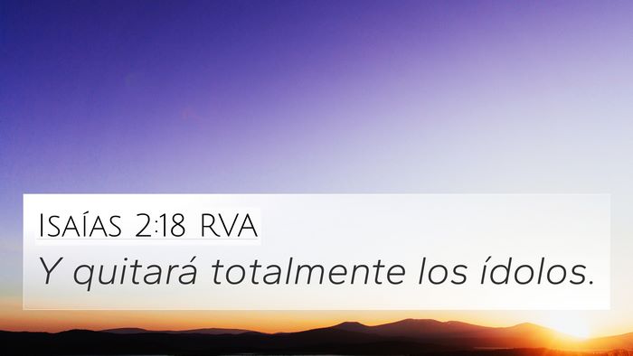 Isaías 2:18 RVA Bible Verse Image