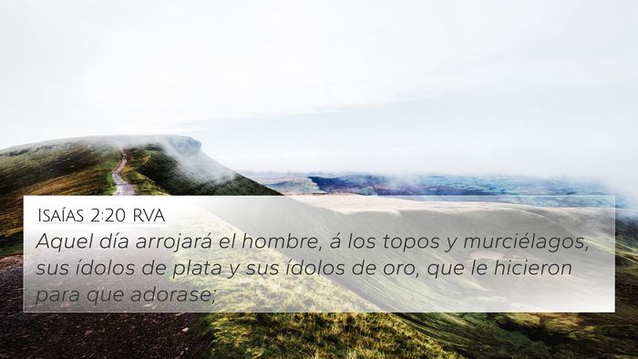 Isaías 2:20 RVA Bible Verse Image