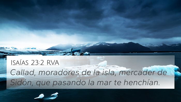 Isaías 23:2 RVA Bible Verse Image
