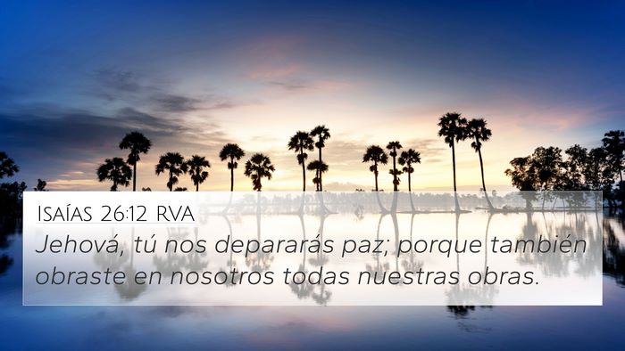 Isaías 26:12 RVA Bible Verse Image