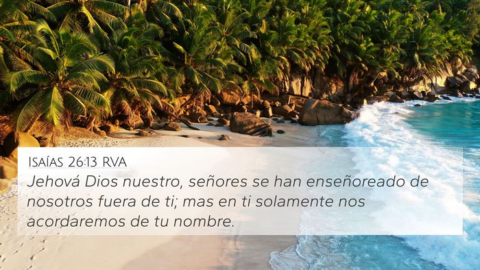 Isaías 26:13 RVA Bible Verse Image