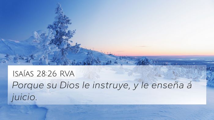 Isaías 28:26 RVA Bible Verse Image