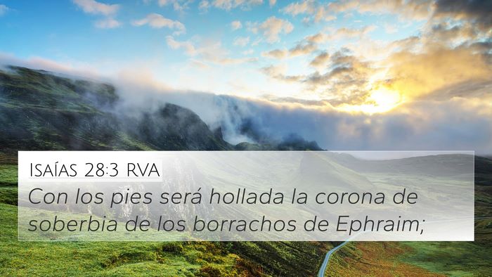 Isaías 28:3 RVA Bible Verse Image