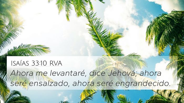 Isaías 33:10 RVA Bible Verse Image