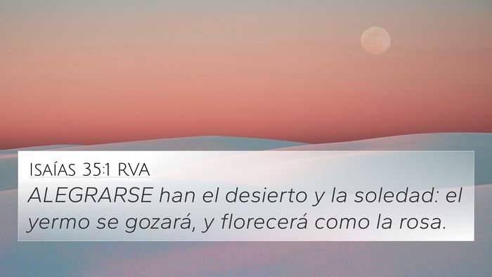 Isaías 35:1 RVA Bible Verse Image
