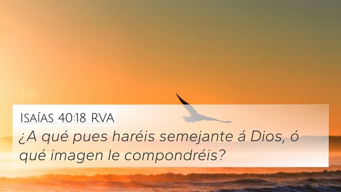 Isaías 40:18 RVA Bible Verse Image