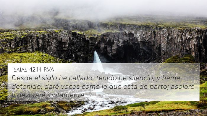 Isaías 42:14 RVA Bible Verse Image