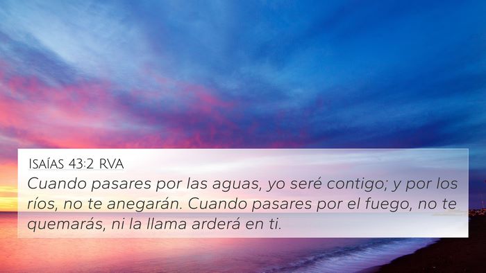 Isaías 43:2 RVA Bible Verse Image