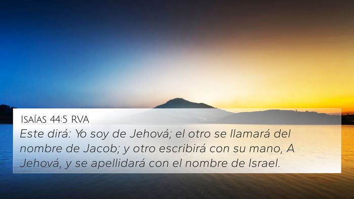 Isaías 44:5 RVA Bible Verse Image
