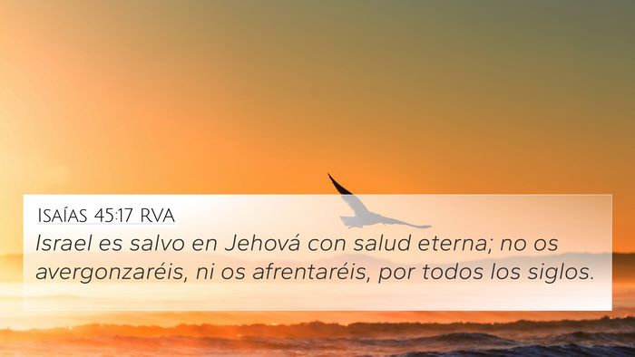 Isaías 45:17 RVA Bible Verse Image