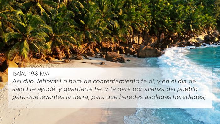 Isaías 49:8 RVA Bible Verse Image