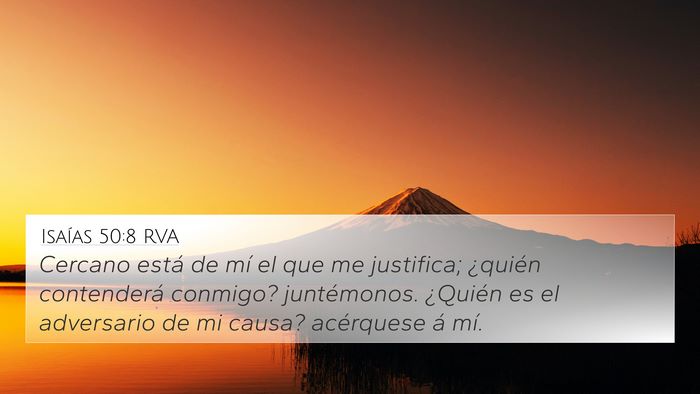 Isaías 50:8 RVA Bible Verse Image