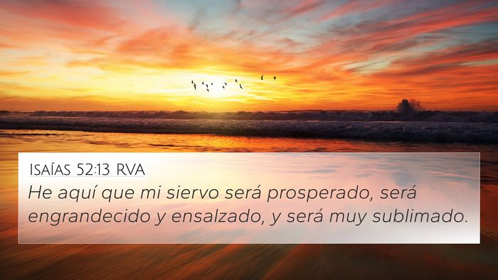 Isaías 52:13 RVA Bible Verse Image