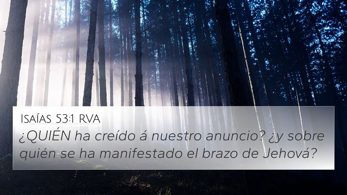 Isaías 53:1 RVA Bible Verse Image