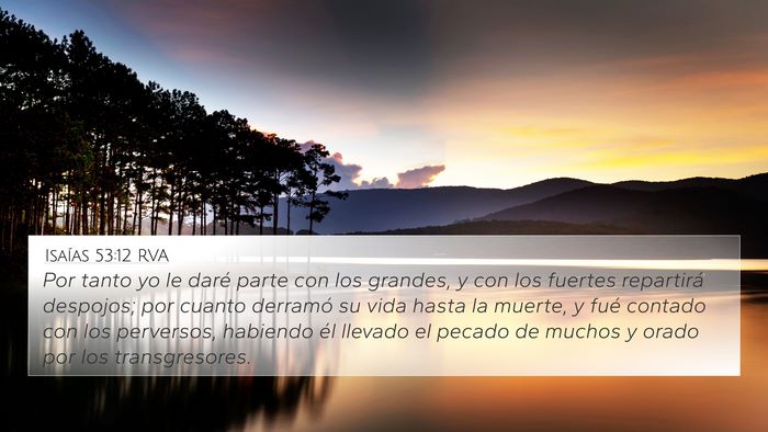 Isaías 53:12 RVA Bible Verse Image