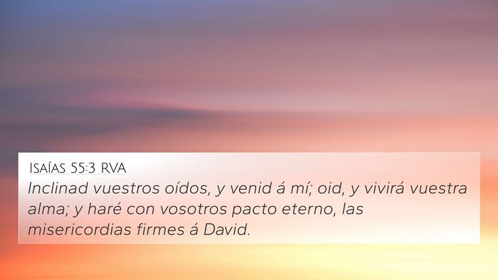 Isaías 55:3 RVA Bible Verse Image