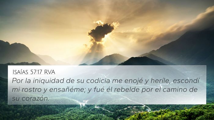 Isaías 57:17 RVA Bible Verse Image