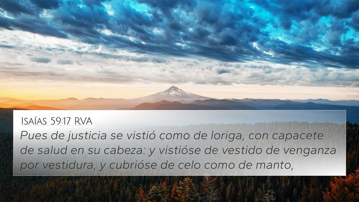Isaías 59:17 RVA Bible Verse Image