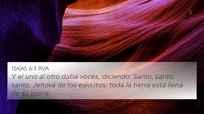 Isaías 6:3 RVA Bible Verse Image