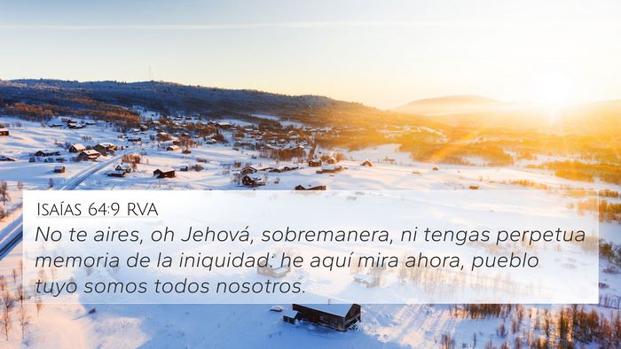 Isaías 64:9 RVA Bible Verse Image