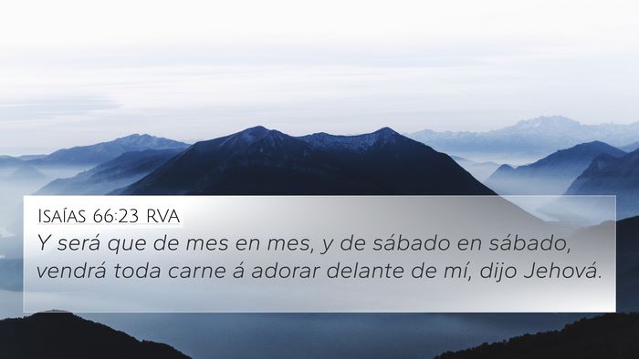 Isaías 66:23 RVA Bible Verse Image