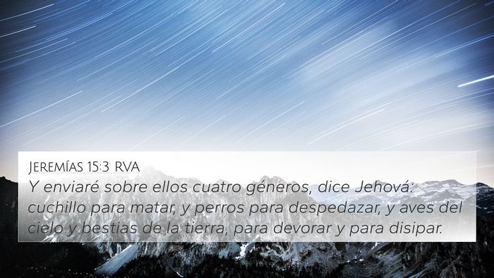 Jeremías 15:3 RVA Bible Verse Image