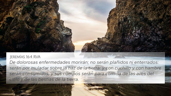 Jeremías 16:4 RVA Bible Verse Image