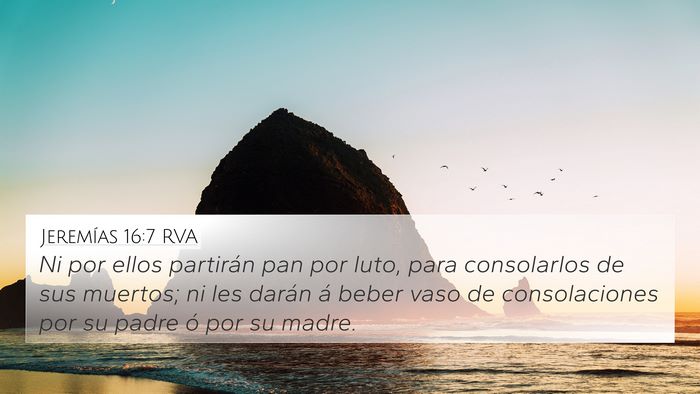 Jeremías 16:7 RVA Bible Verse Image