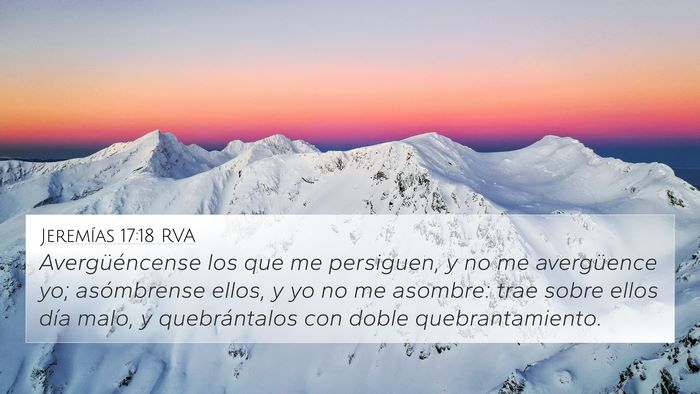 Jeremías 17:18 RVA Bible Verse Image