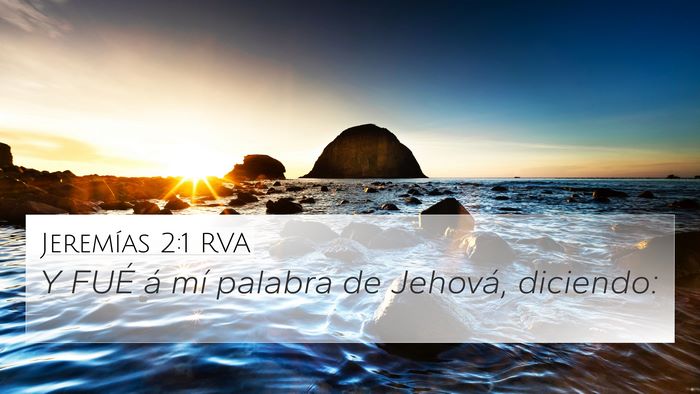 Jeremías 2:1 RVA Bible Verse Image