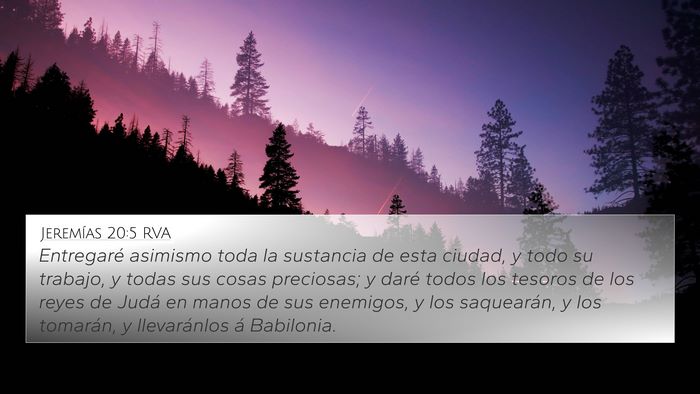 Jeremías 20:5 RVA Bible Verse Image